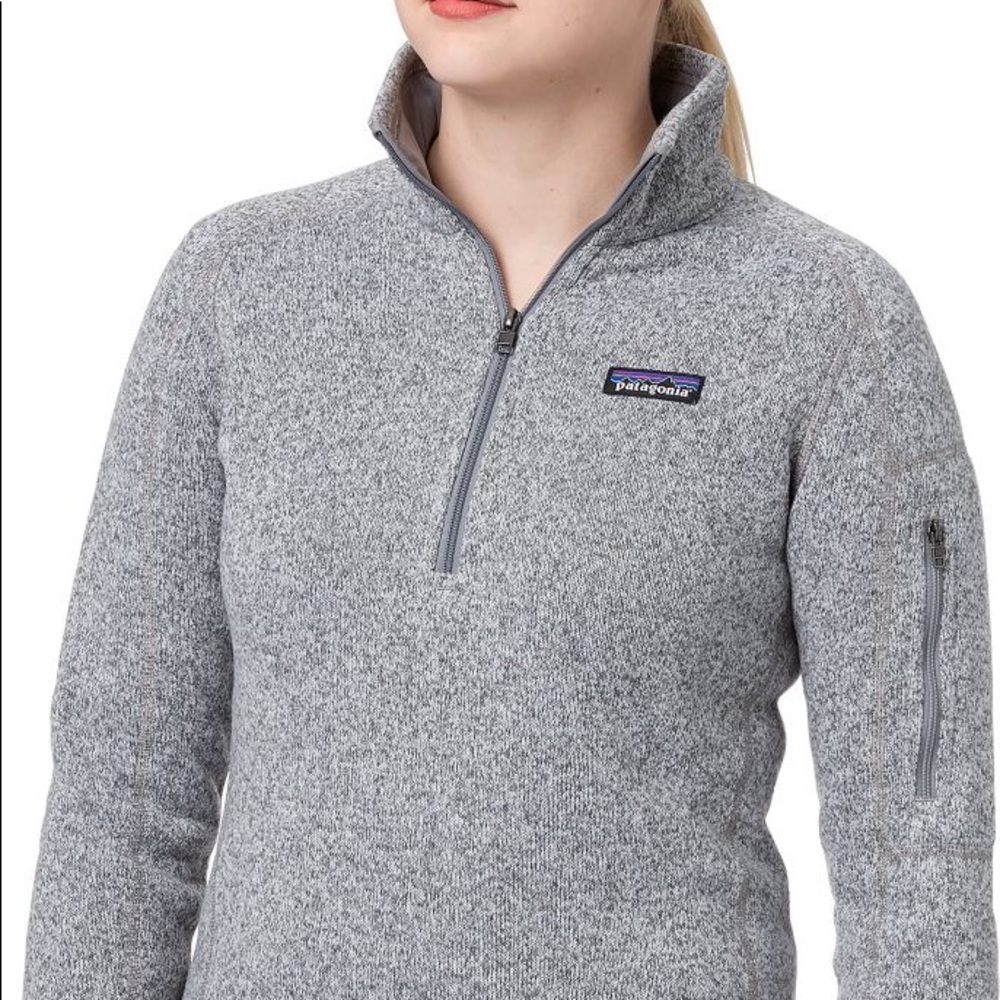 Patagonia 1/4 zip Better Sweater in heather gray